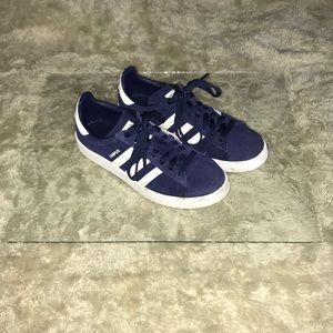 Adidas navy blue ortholite campus sneakers